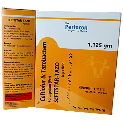 CEFTIOFUR TAZOBACTUM 1.125 MG